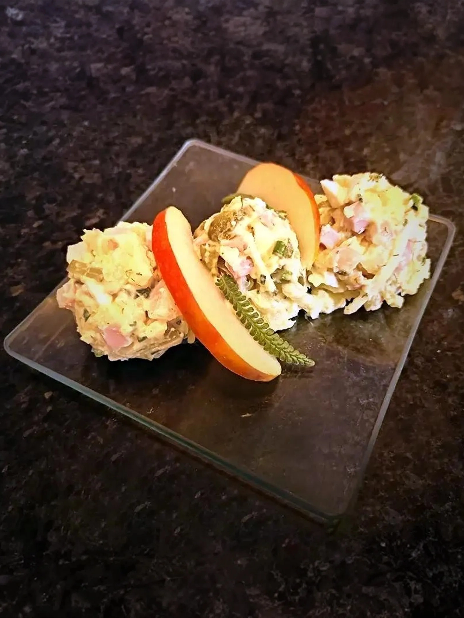 Fris romige aardappelsalade Ensalada de patata