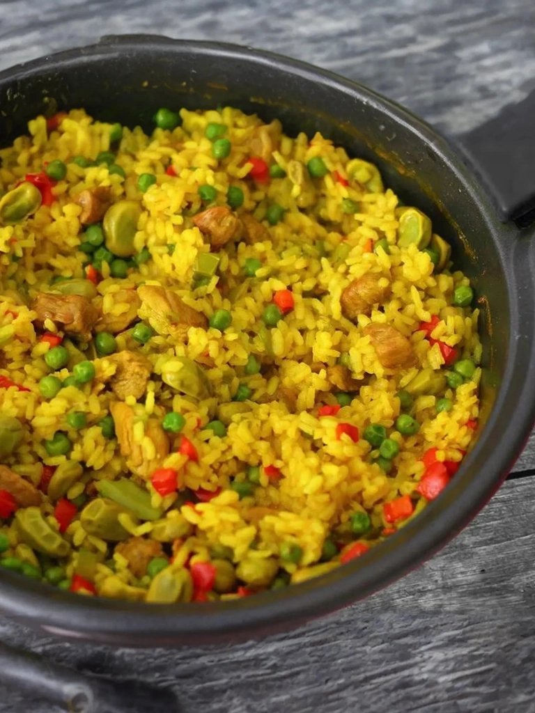 rijst met kip, arroz con pollo