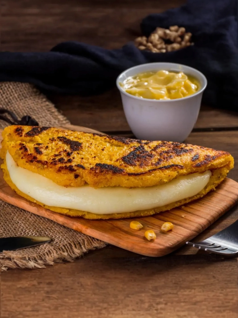 Cachapas, Venezolaans pannenkoekje Cachapas Tortitas venezolanas