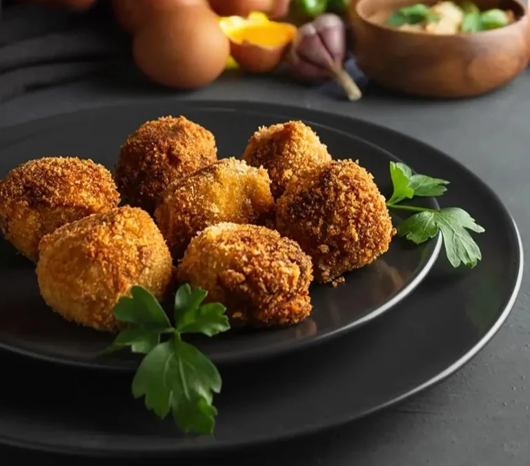 Bombas de ajo fritas