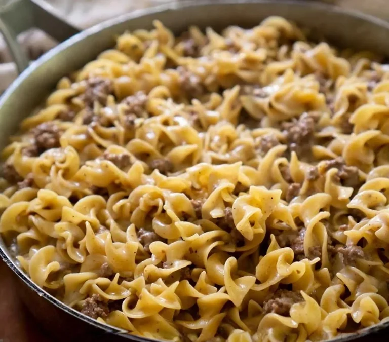 Eenpans gehaktstroganoff