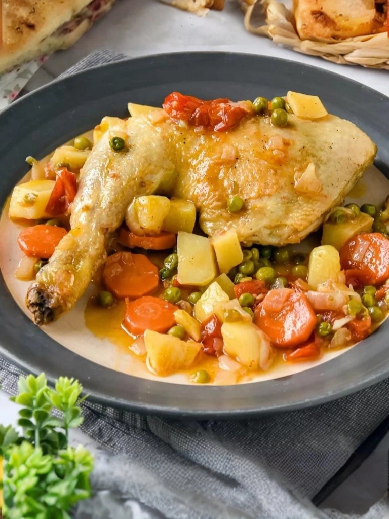 kip uit de tuin Pollo del huerto
