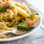 Pasta met groene asperges Pasta con espárragos verdes