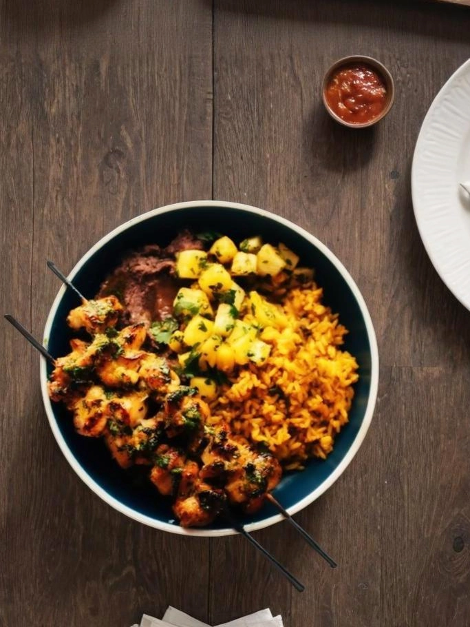 Koriander Sinaasappel Kip pollo con cilantro y naranja