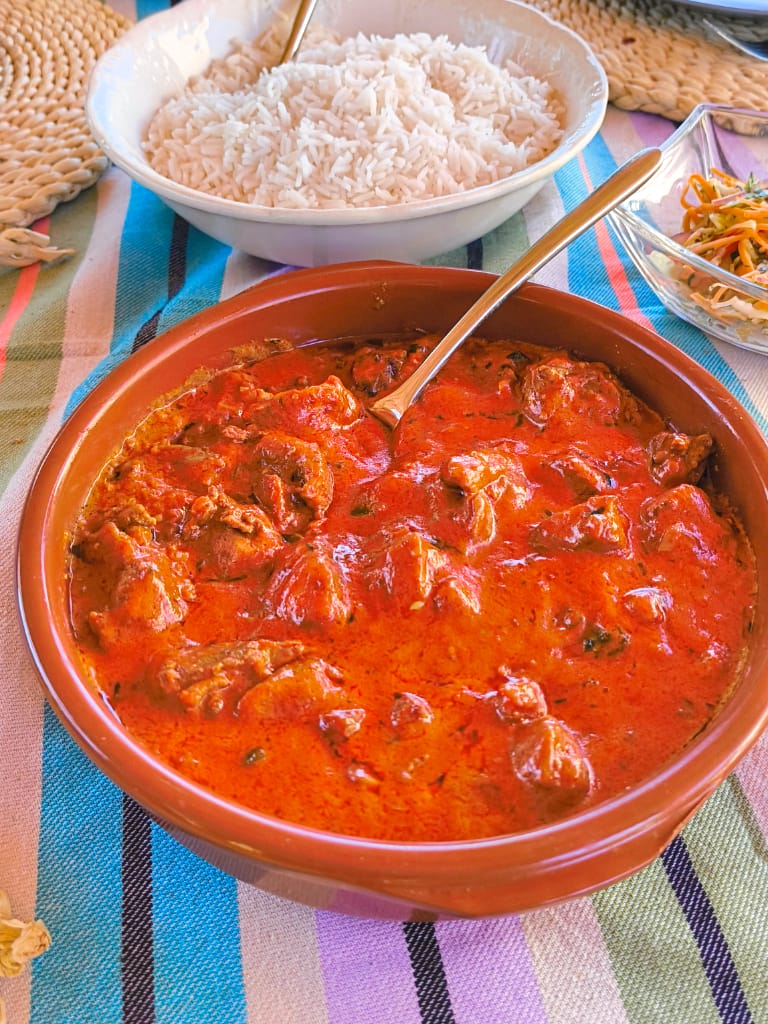 Indiase boterkip Pollo a la mantequilla indio